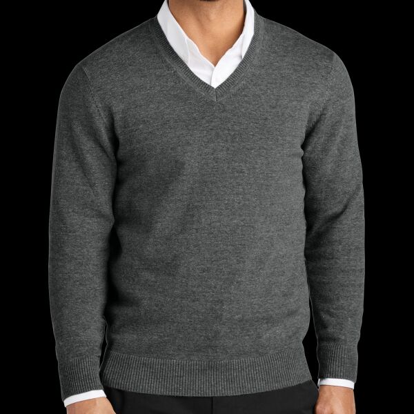 Easy Care V Neck Sweater Thumbnail