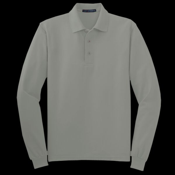 Tall Silk Touch Long Sleeve Polo Thumbnail