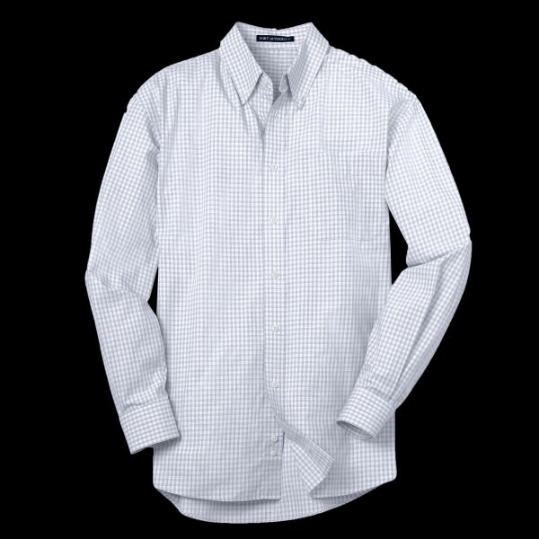 Plaid Pattern Easy Care Shirt Thumbnail