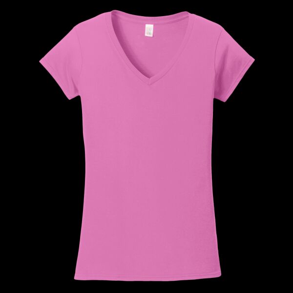 Softstyle ® Women's Fit V Neck T Shirt Thumbnail