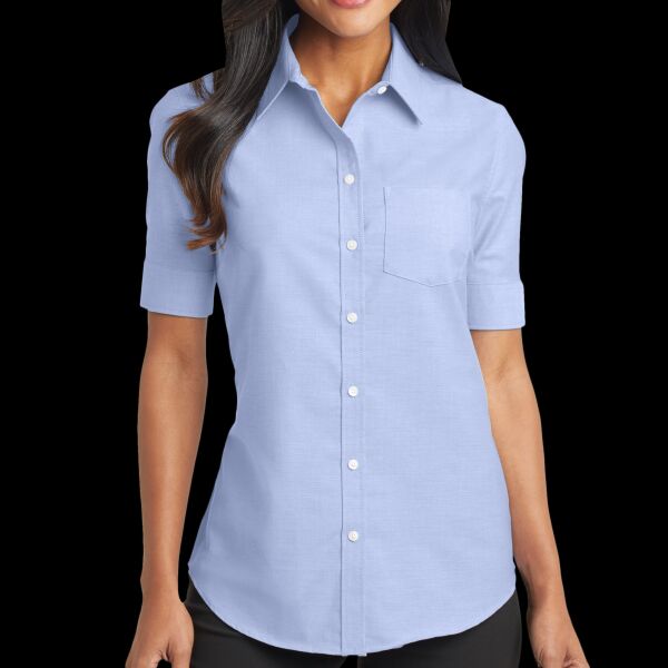 Women's Short Sleeve SuperPro Oxford Shirt Thumbnail