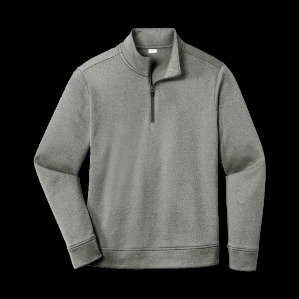 PosiCharge ® Sport Wick ® Heather Fleece 1/4 Zip Pullover Thumbnail