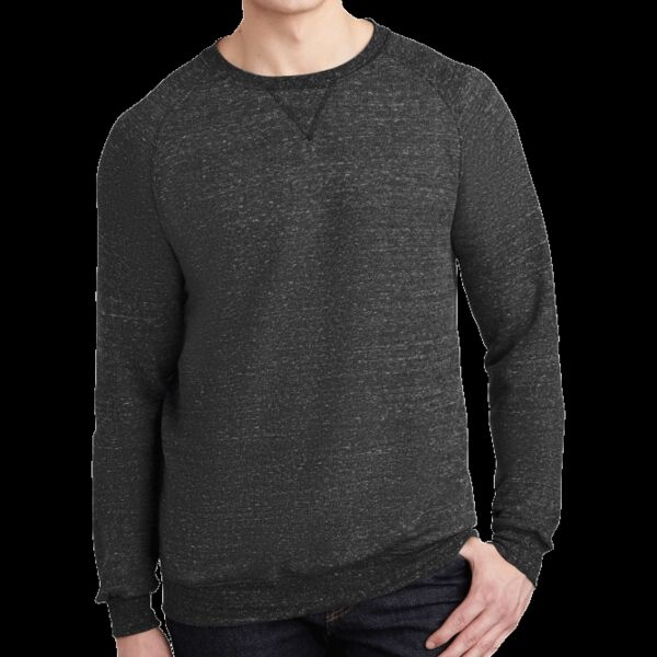 Snow Heather French Terry Raglan Crew Thumbnail