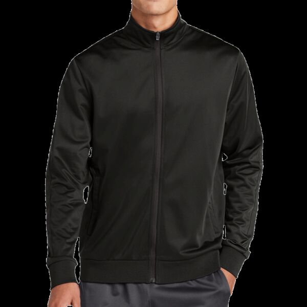 Tricot Sleeve Stripe Track Jacket Thumbnail