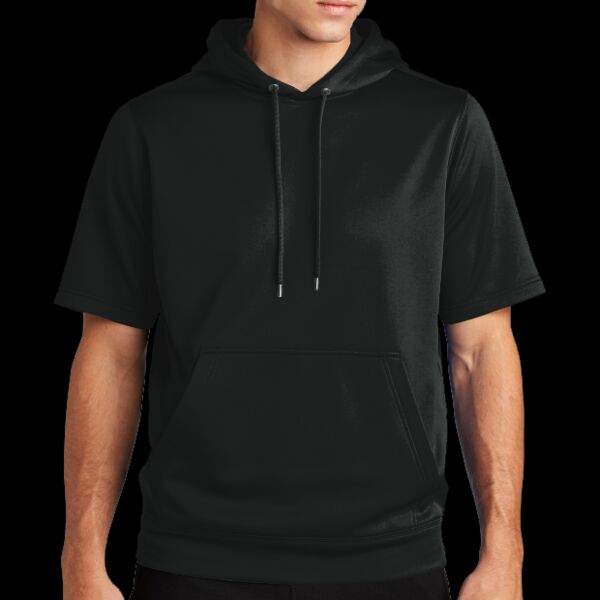 Sport Wick ® Fleece Short Sleeve Hooded Pullover Thumbnail