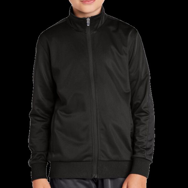 Youth Tricot Sleeve Stripe Track Jacket Thumbnail