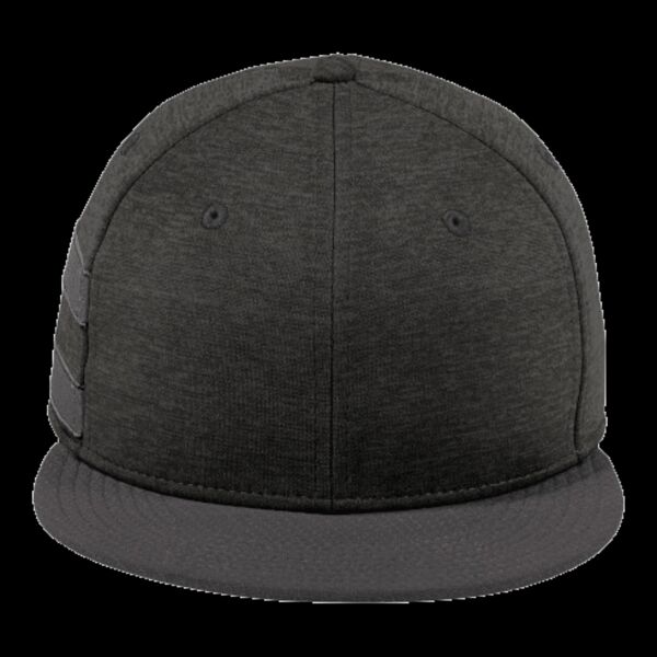 Shadow Heather Striped Flat Bill Snapback Cap Thumbnail