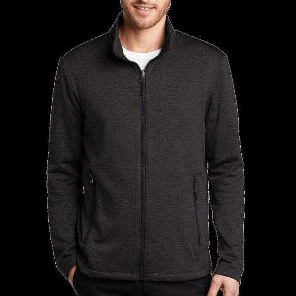 Collective Striated Fleece Jacket Thumbnail