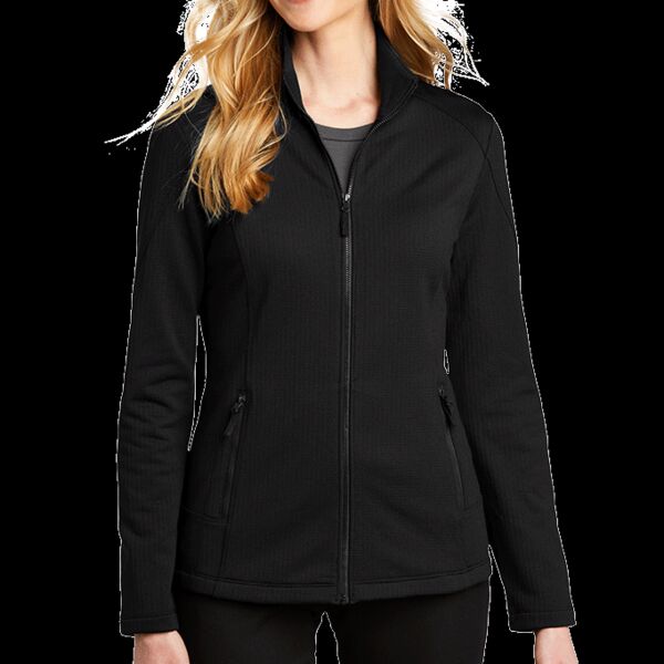 Women's Grid Fleece Jacket Thumbnail