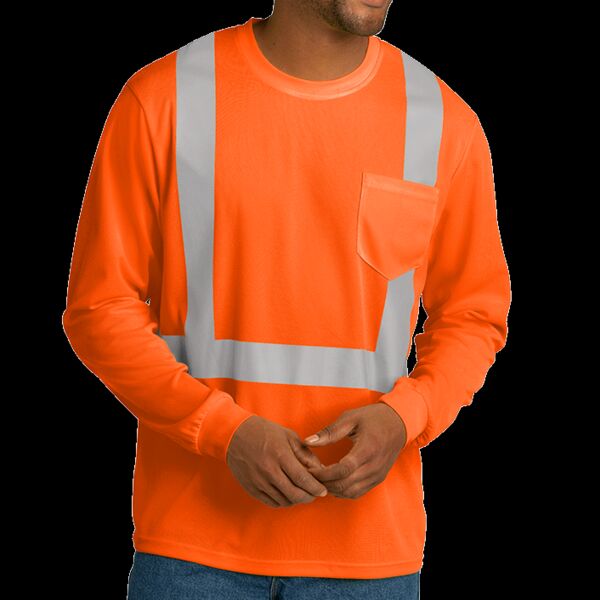 Ansi 107 Class 2 Mesh Long Sleeve Tee Thumbnail