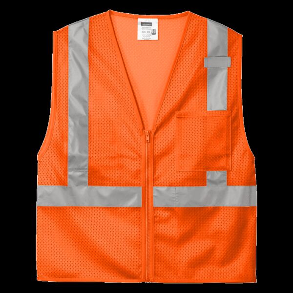 Ansi 107 Class 2 Mesh Zippered Vest Thumbnail