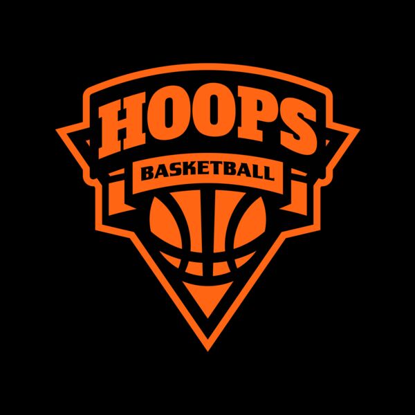 Hoops Basketball logo template 02 Thumbnail