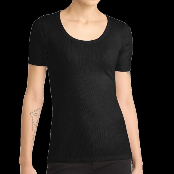 Women's V.I.T. Rib Scoop Neck Tee Thumbnail