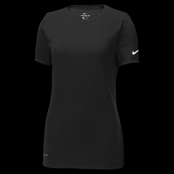 Ladies Dri FIT Cotton/Poly Scoop Neck Tee Thumbnail