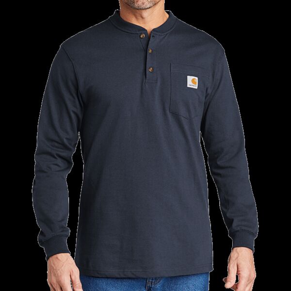 Long Sleeve Henley T Shirt Thumbnail