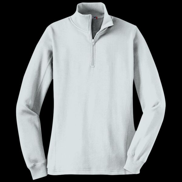Ladies 1/4 Zip Sweatshirt Thumbnail