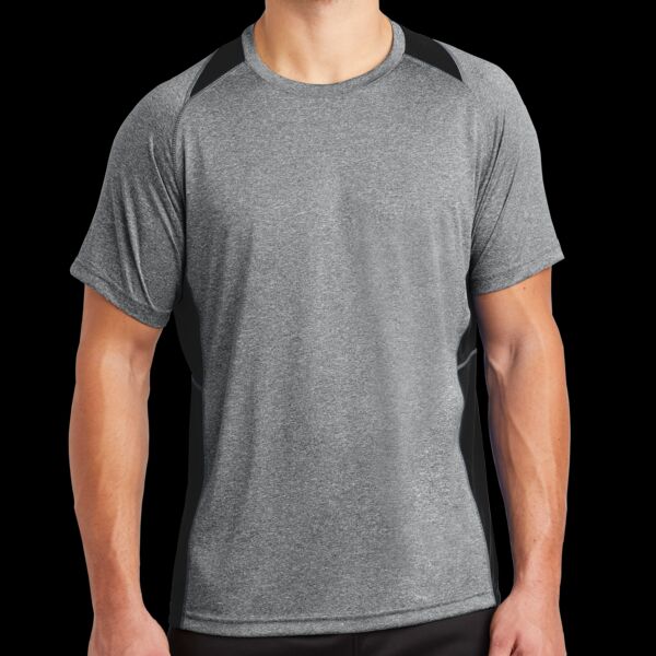 Heather Colorblock Contender Tee Thumbnail