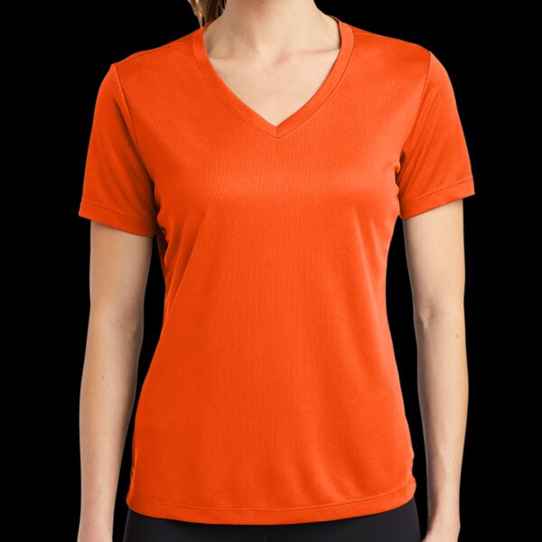 Ladies PosiCharge ® RacerMesh ® V Neck Tee Thumbnail