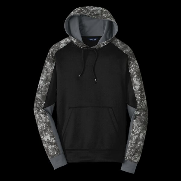 Sport Wick ® Mineral Freeze Fleece Colorblock Hooded Pullover Thumbnail