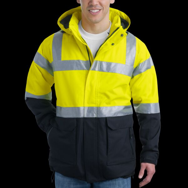 Ansi 107 Class 3 Safety Heavyweight Parka Thumbnail