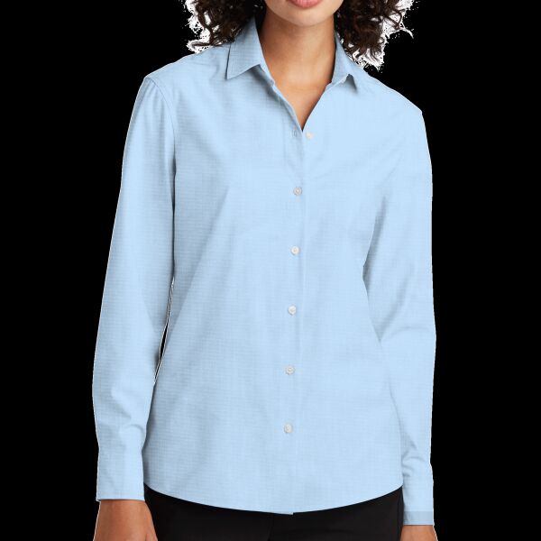 Women's Long Sleeve Stretch Woven Shirt Thumbnail