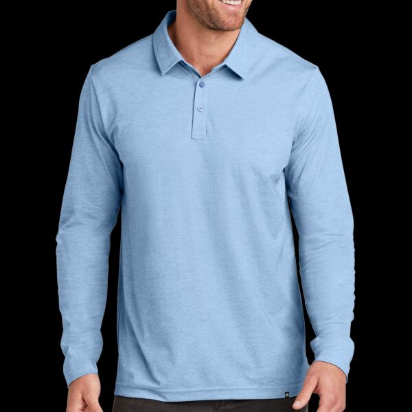 Oceanside Heather Long Sleeve Polo Thumbnail
