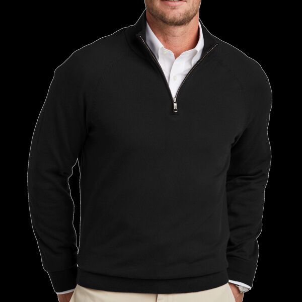Cotton Stretch 1/4 Zip Sweater Thumbnail